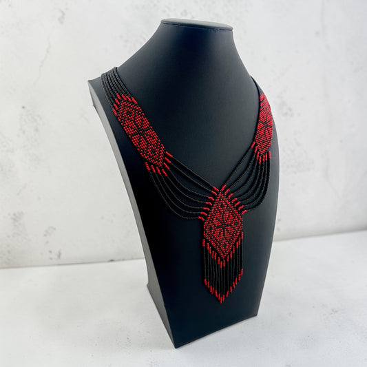 Кольє з бісеру «Традиційний Гердан»