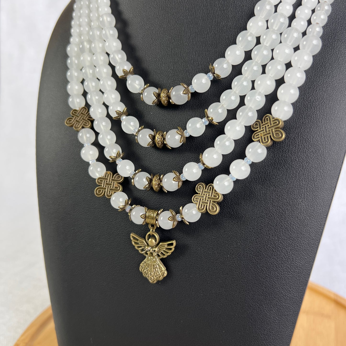 Necklace with Zgarda + Earring | Glass