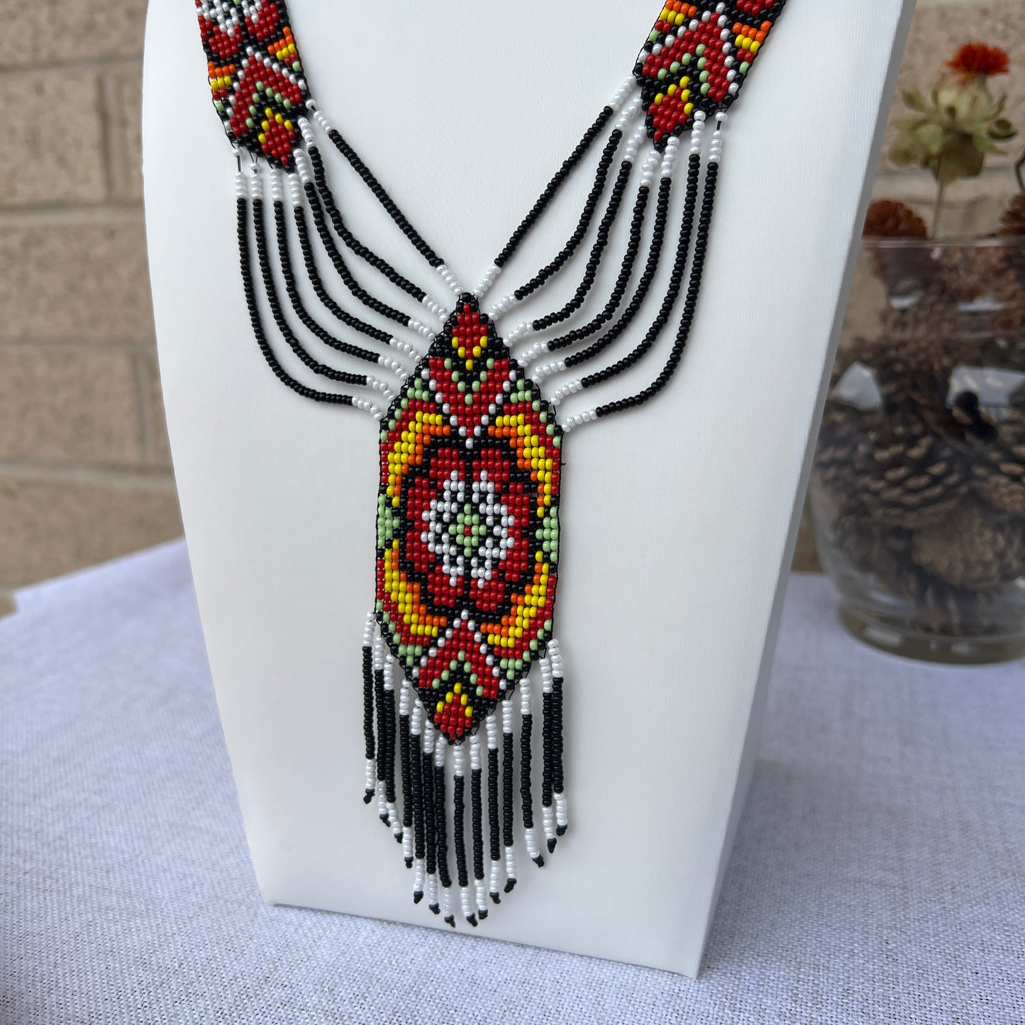 Beaded Necklace “Hutsul Gerdany”
