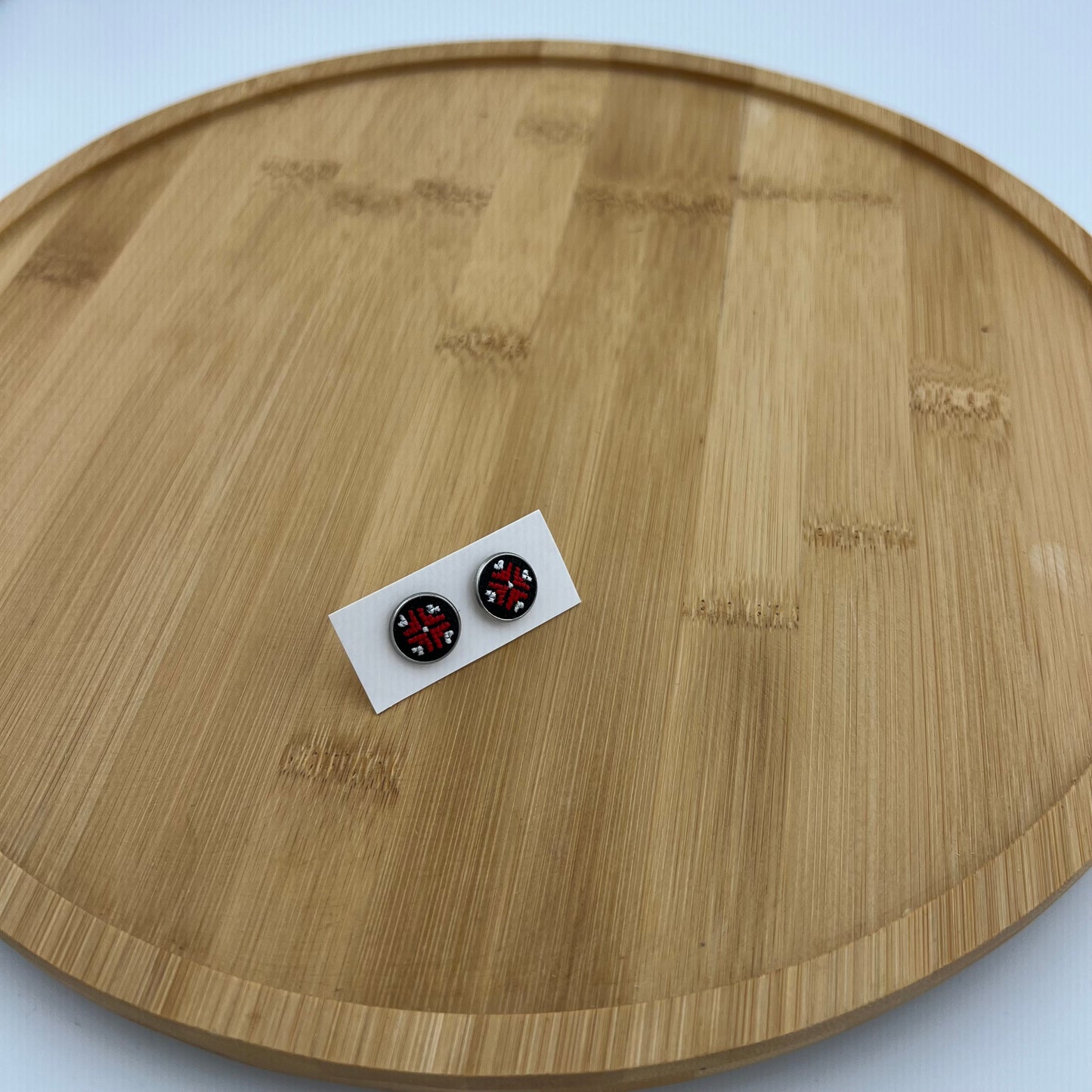 Вишиті Сережки