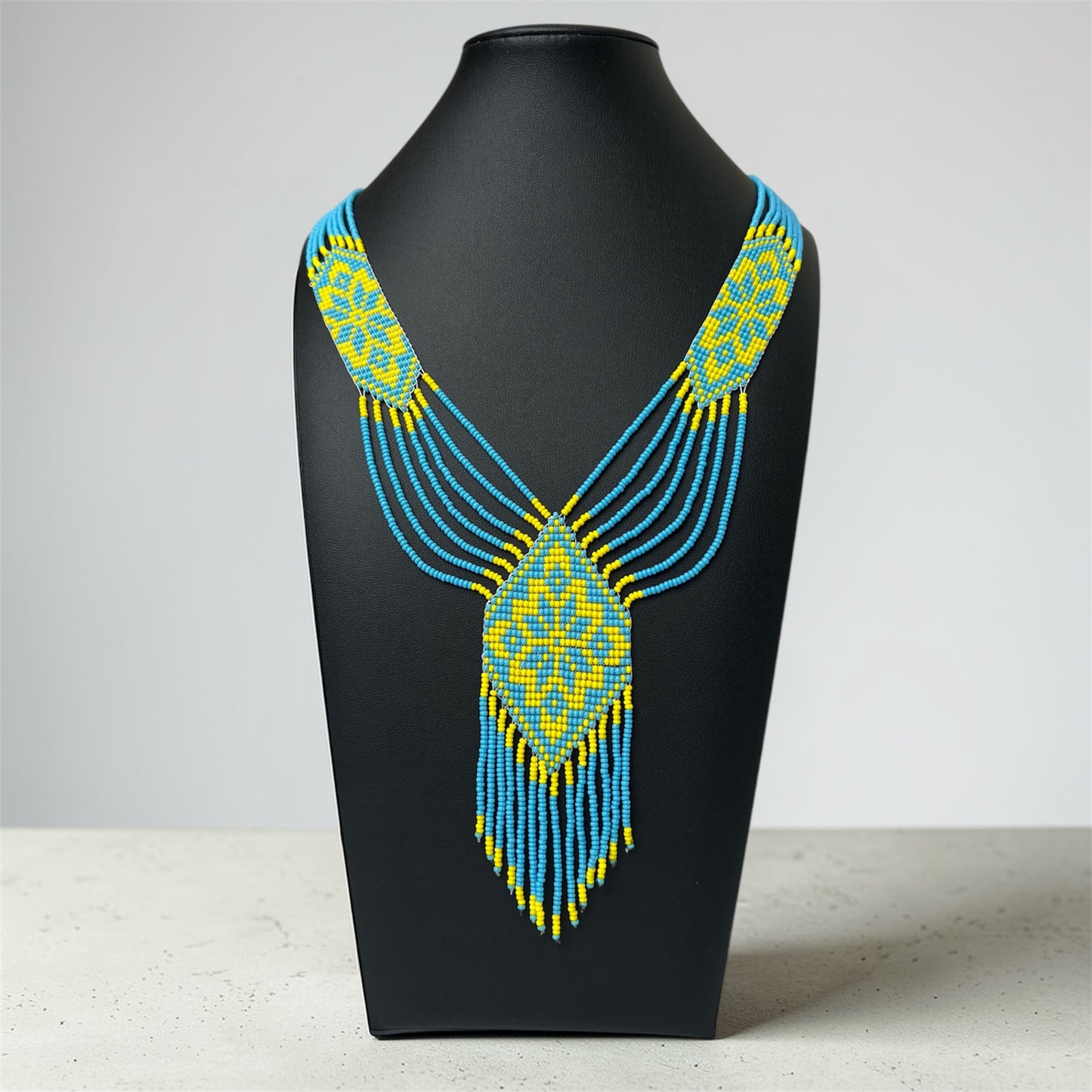 Кольє з бісеру «Традиційний Гердан»