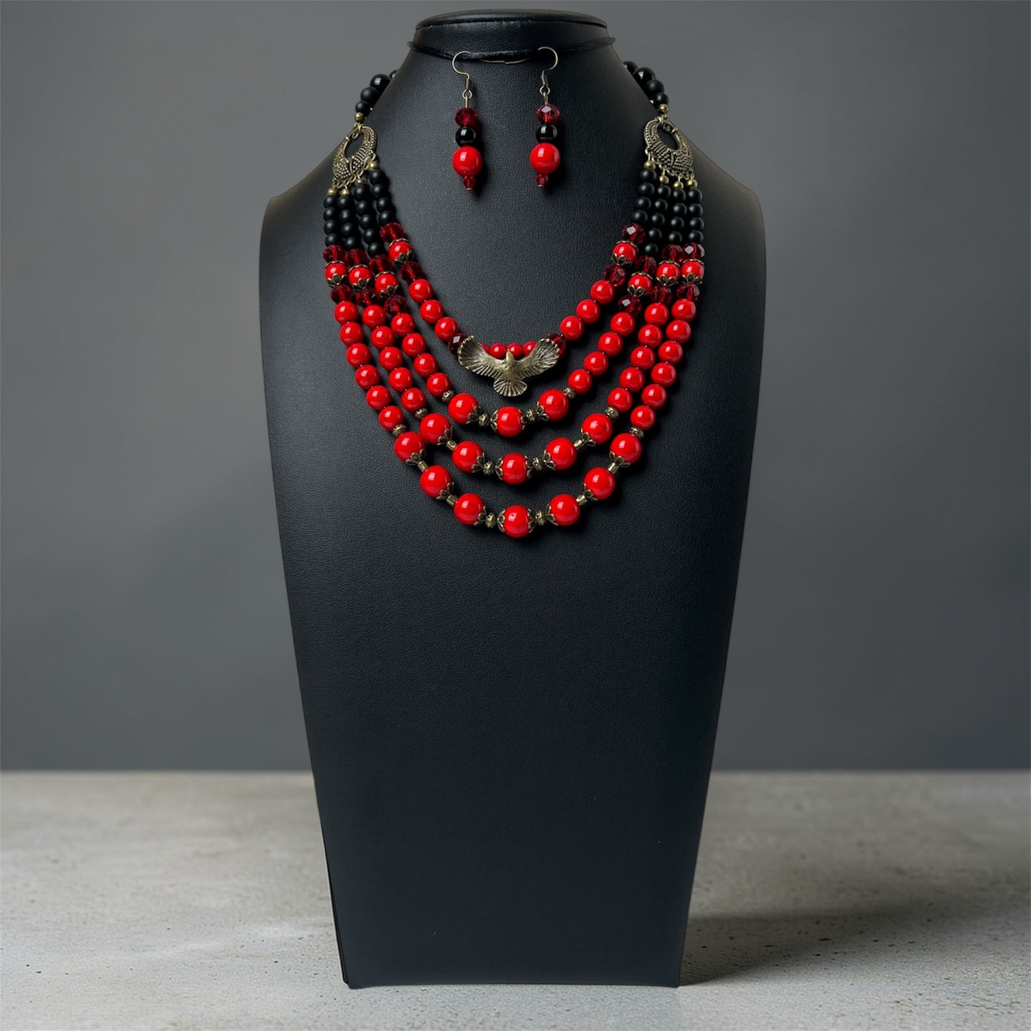 Намисто зі згардою + Сережки | Голвіт