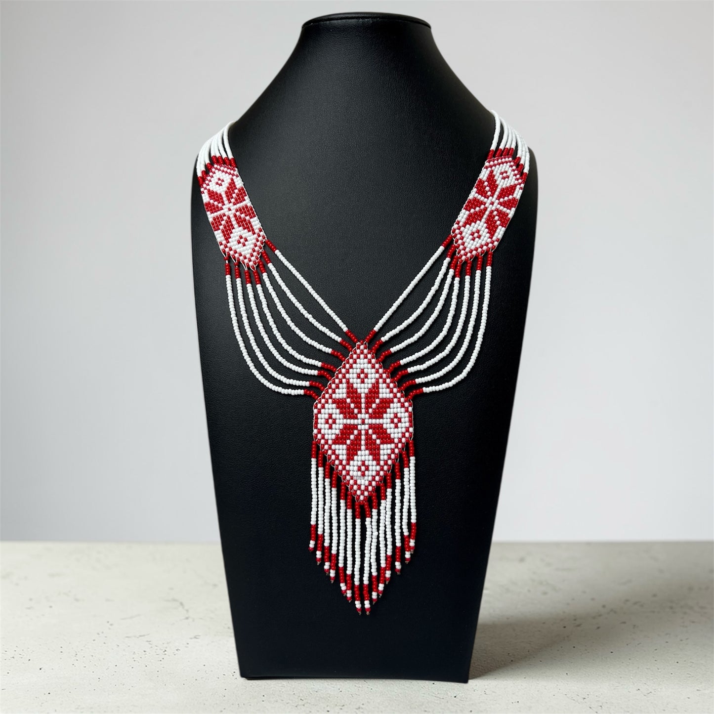 Кольє з бісеру «Традиційний Гердан»