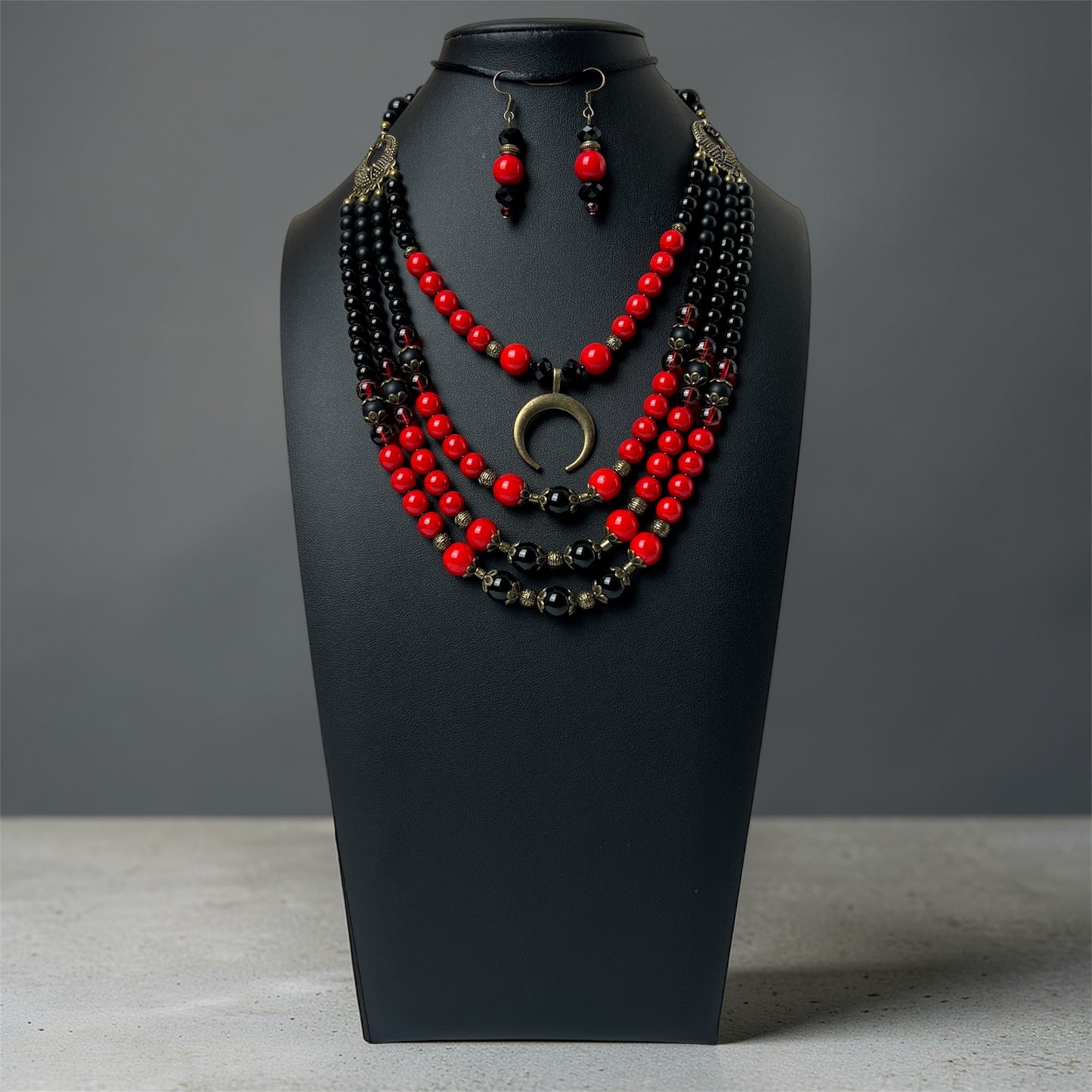 Намисто зі згардою + Сережки | Голвіт