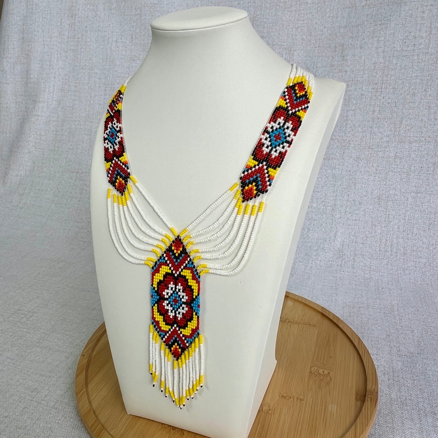 Beaded Necklace “Hutsul Gerdany”