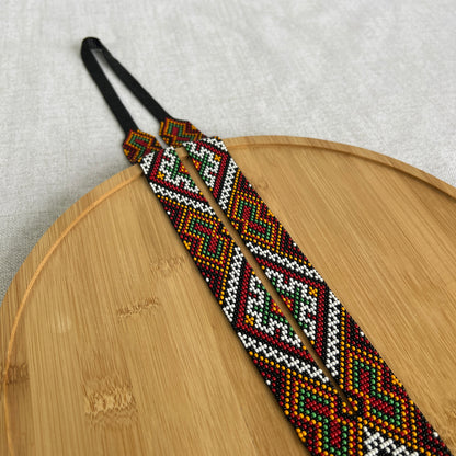 Straight Hutsul Beaded Necklace