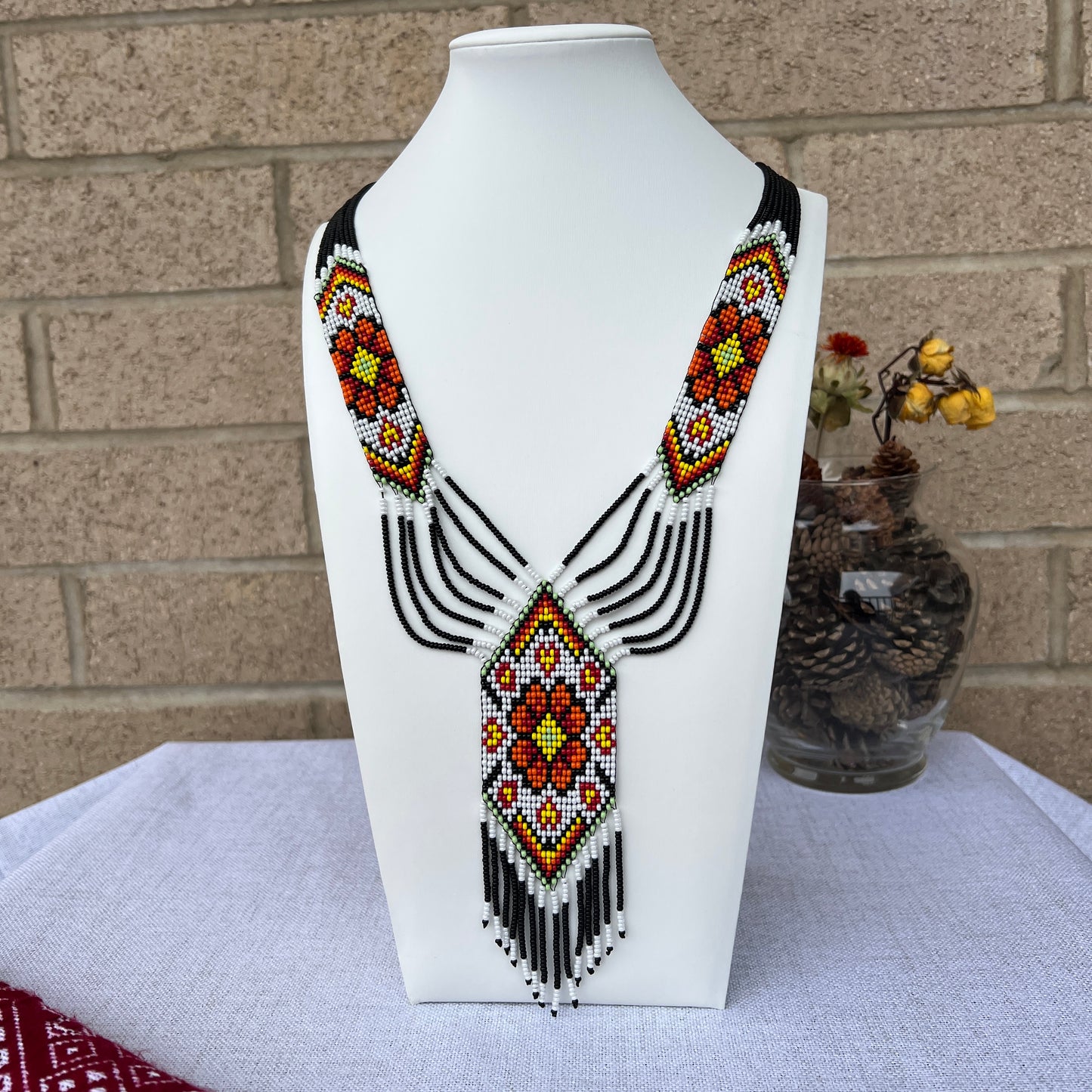 Кольє з Бісеру "Гуцульський Гердан"