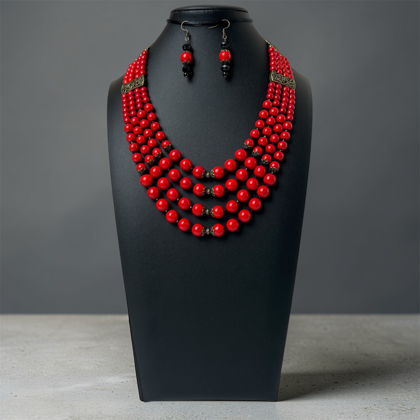 Намисто зі згардою + Сережки | Голвіт