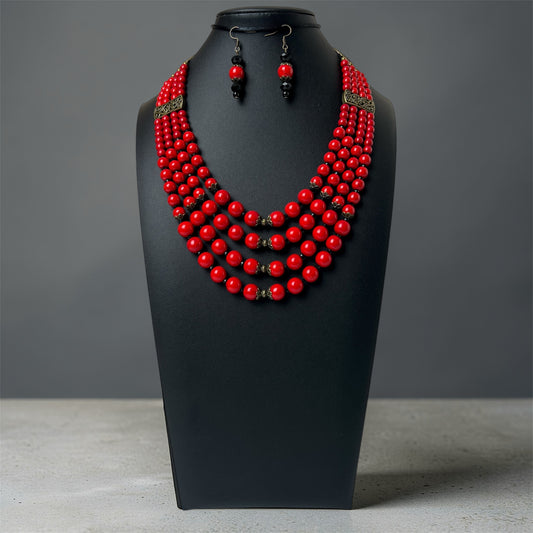 Намисто зі згардою + Сережки | Голвіт