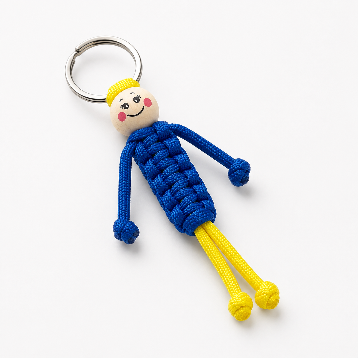 Handmade Ukrainian Paracord Doll Keychain