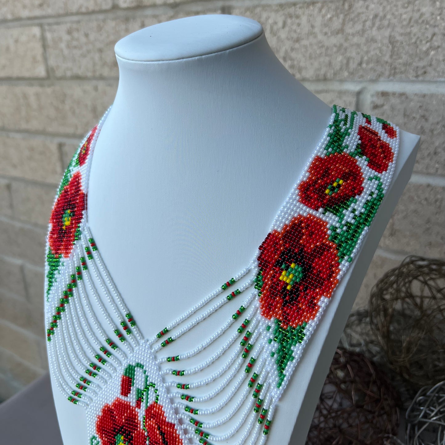 Гердан «Червоні маки»