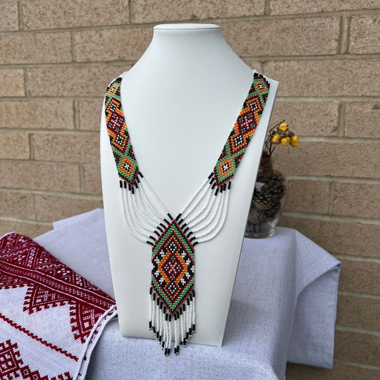 Кольє з Бісеру "Гуцульський Гердан"