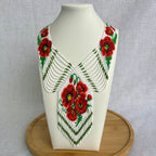 “Red Poppies” Gerdany Necklace