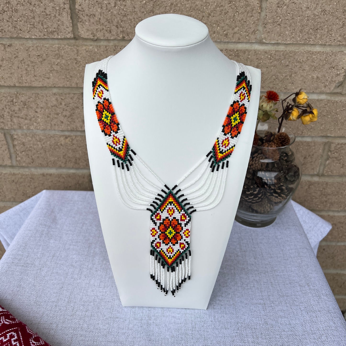 Beaded Necklace “Hutsul Gerdany”