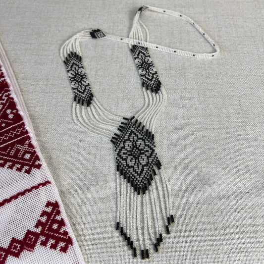 Кольє з бісеру «Традиційний Гердан»