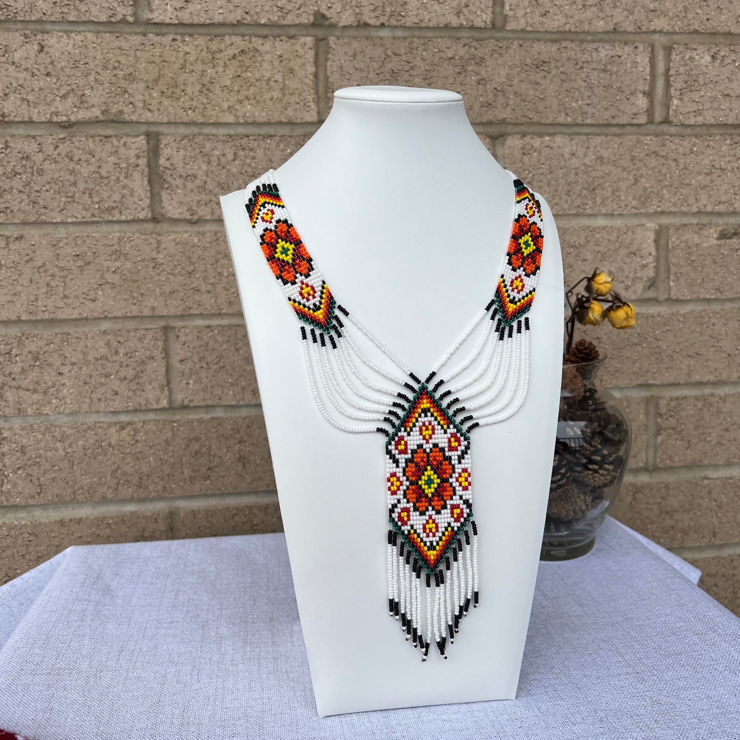 Beaded Necklace “Hutsul Gerdany”