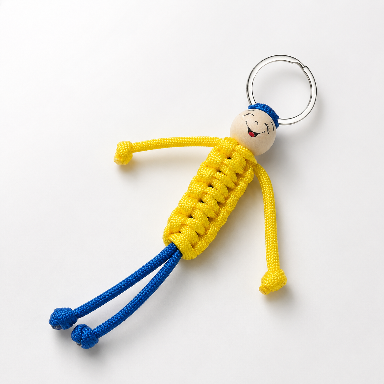 Handmade Ukrainian Paracord Doll Keychain