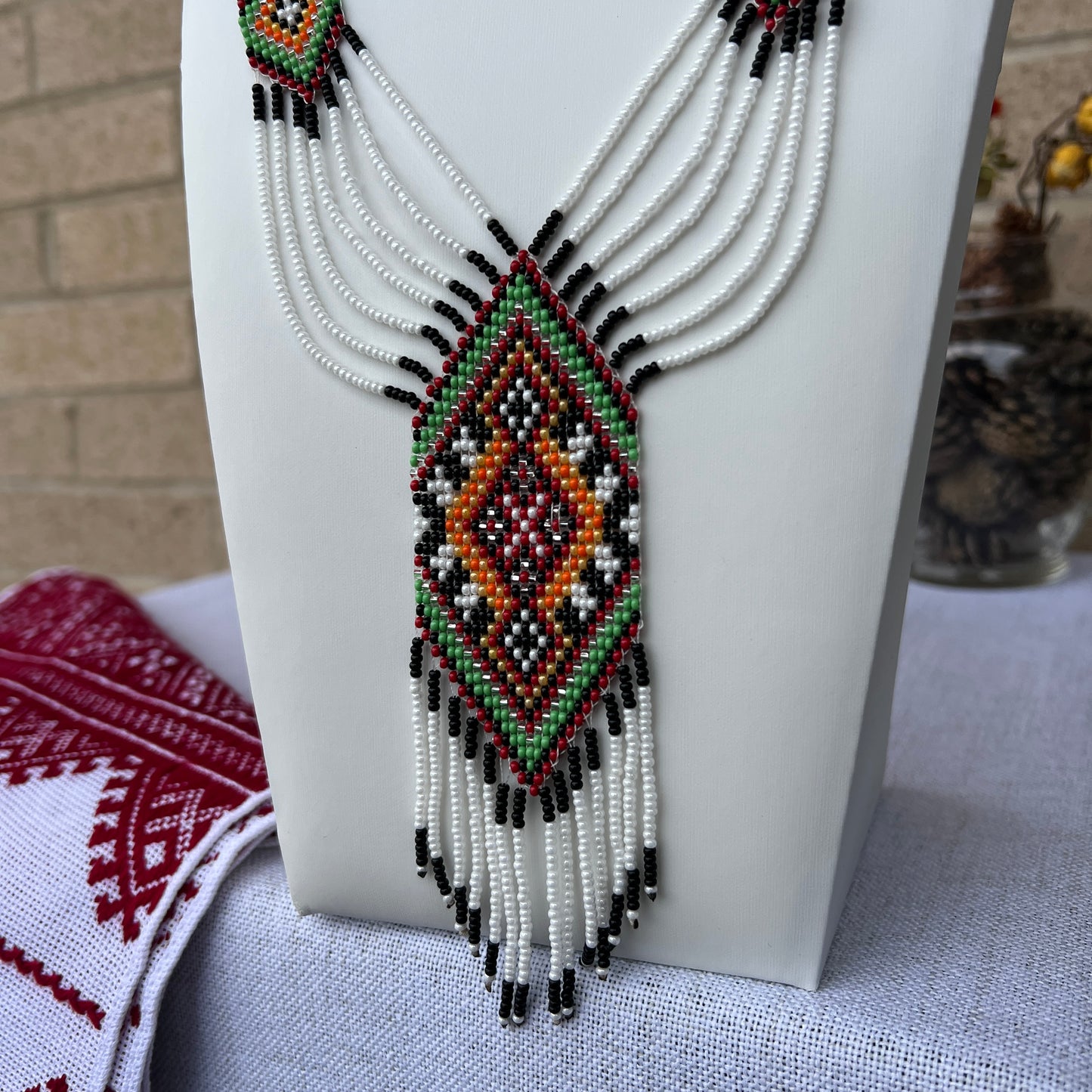 Beaded Necklace “Hutsul Gerdany”