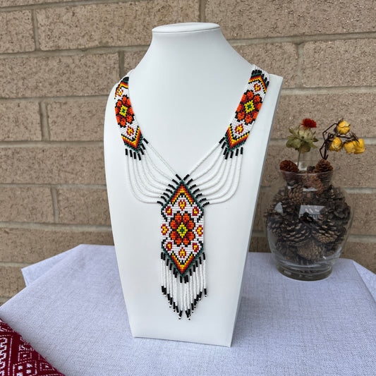 Beaded Necklace “Hutsul Gerdany”