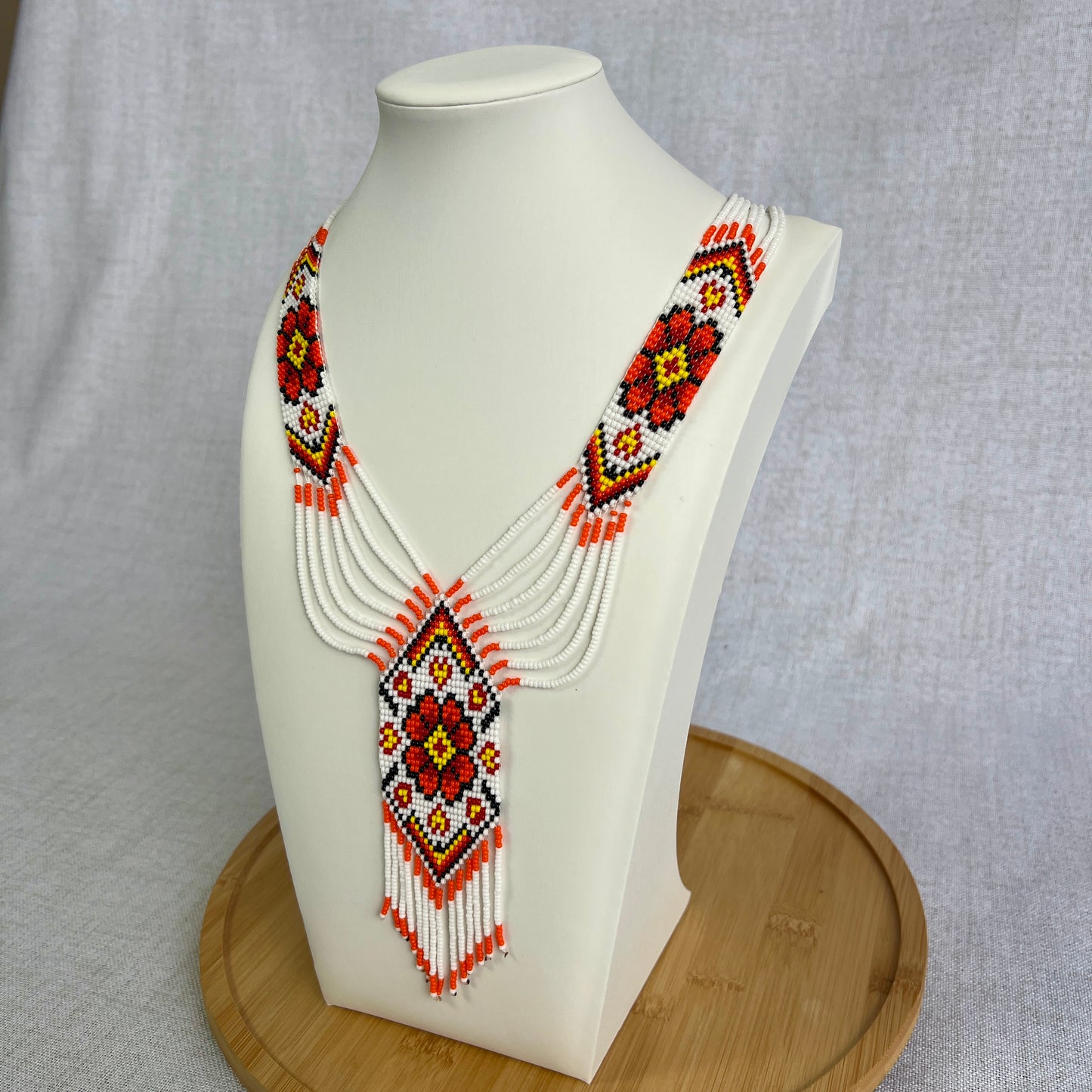 Beaded Necklace “Hutsul Gerdany”