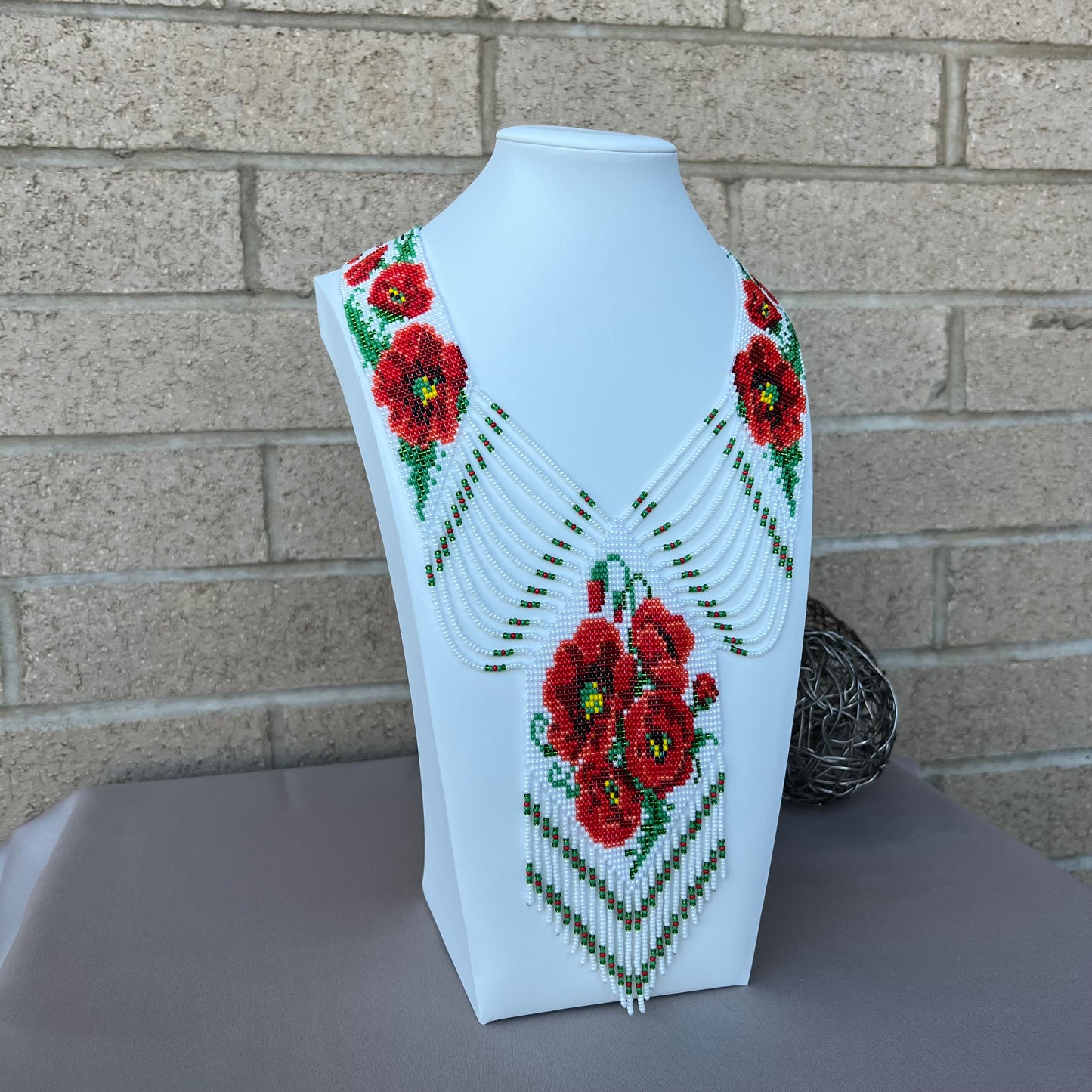 Гердан «Червоні маки»