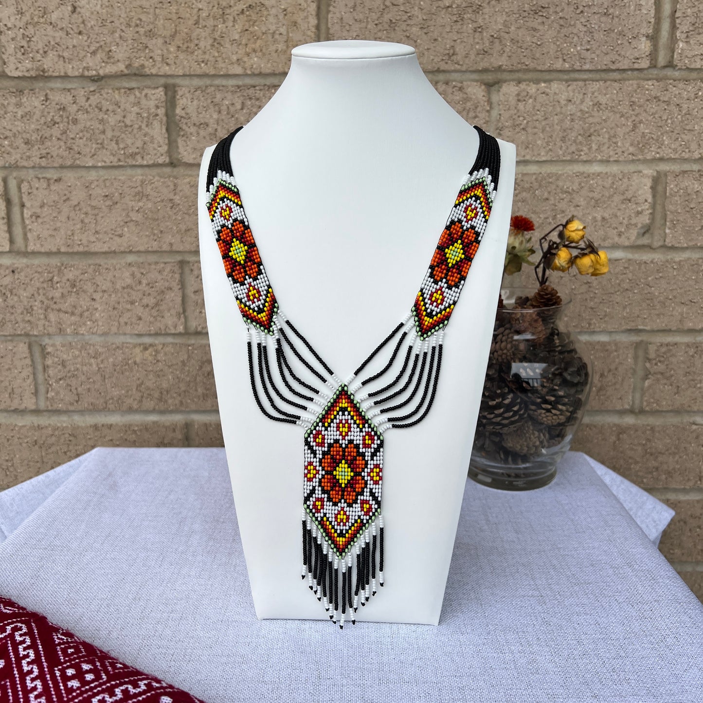 Кольє з Бісеру "Гуцульський Гердан"