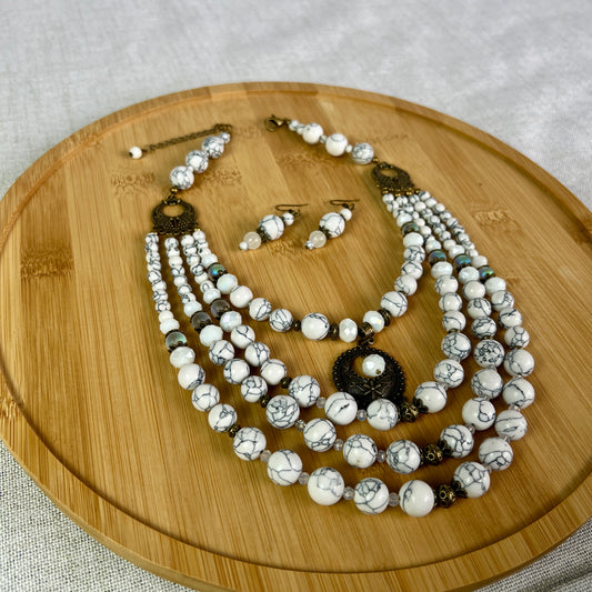 Necklace with Zgarda + Earring | Holvit