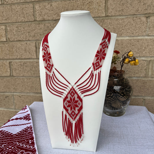 Кольє з бісеру «Традиційний Гердан»