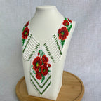 “Red Poppies” Gerdany Necklace