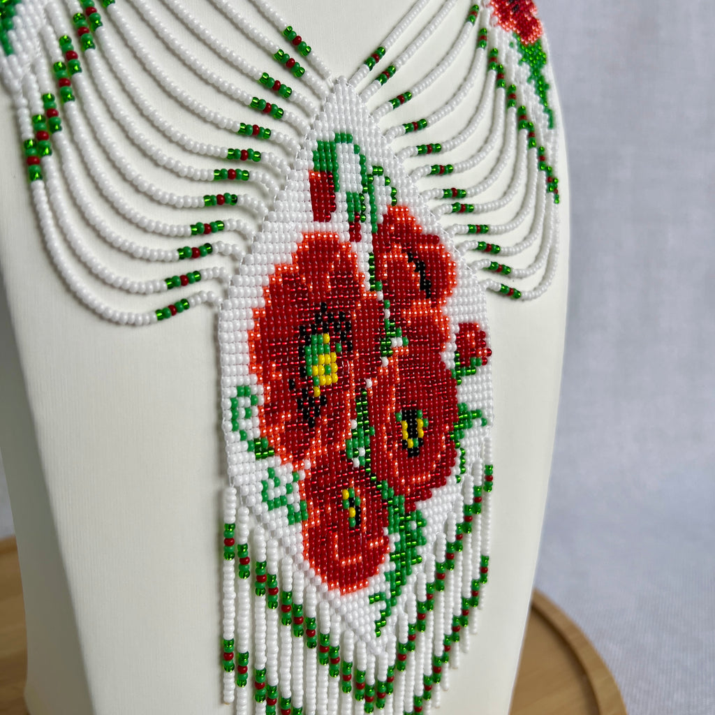 “Red Poppies” Gerdany Necklace