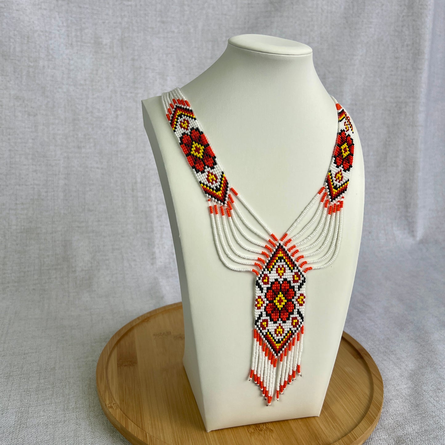 Beaded Necklace “Hutsul Gerdany”