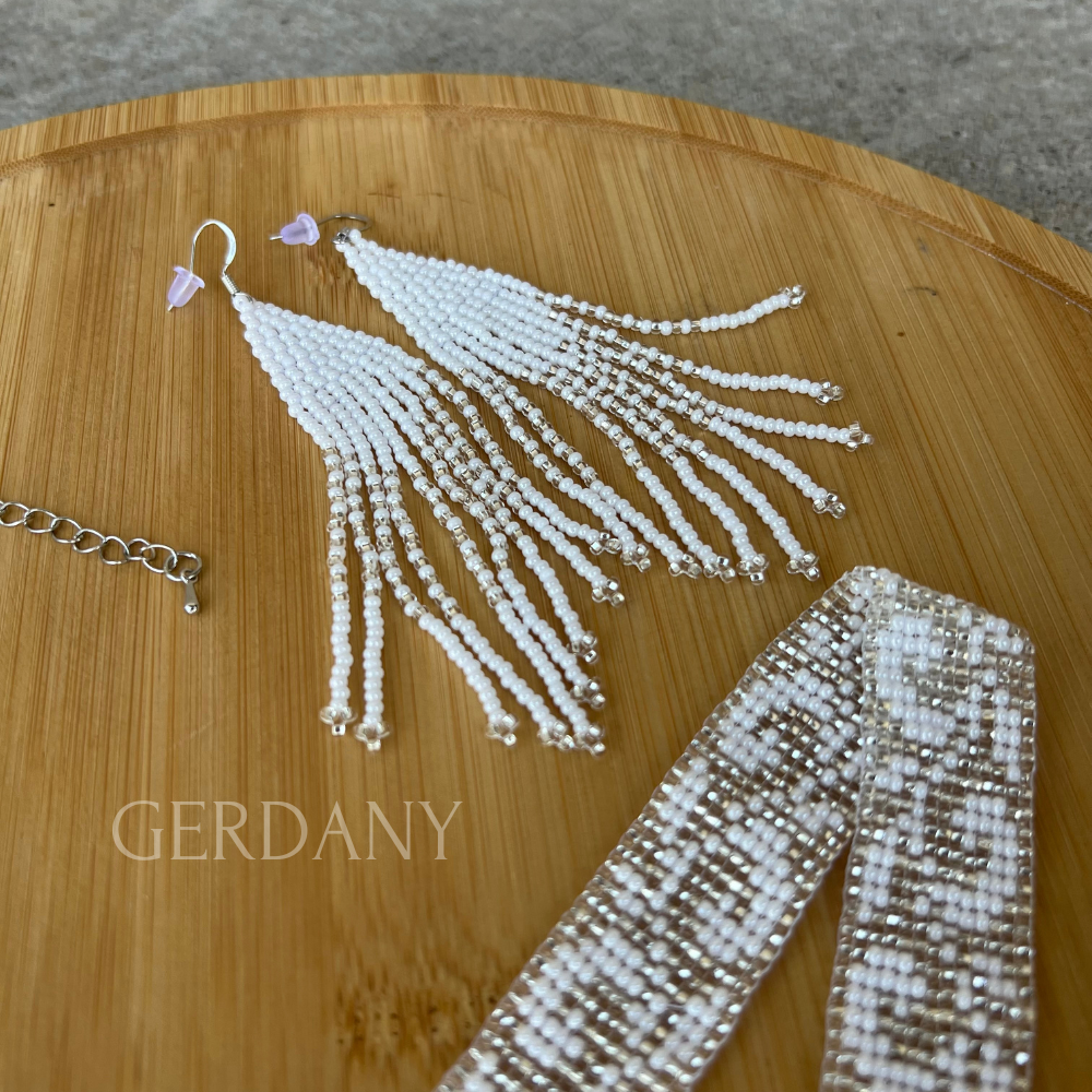 Набір прикрас із бісеру