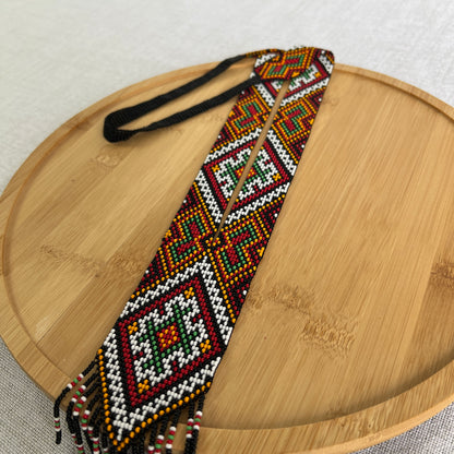 Straight Hutsul Beaded Necklace