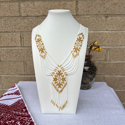 Кольє з бісеру «Традиційний Гердан»