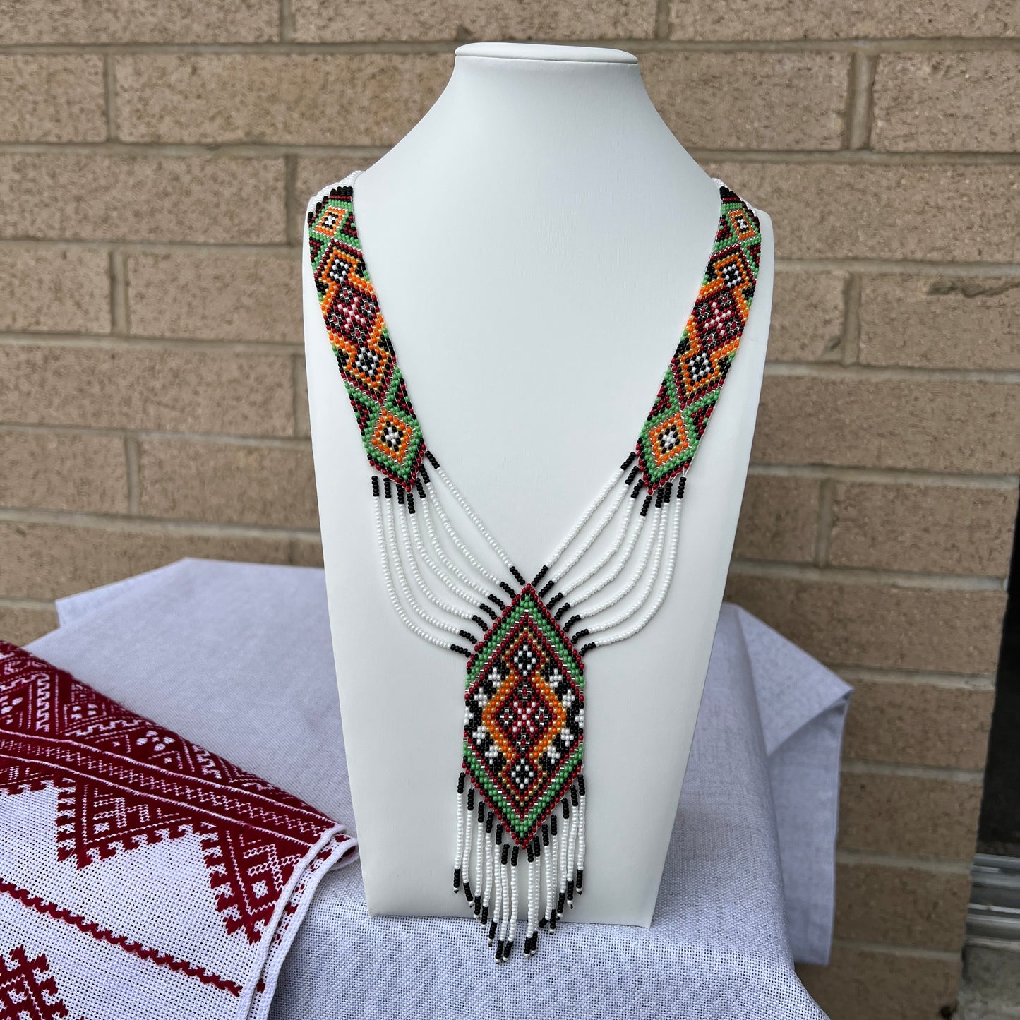 Beaded Necklace “Hutsul Gerdany”