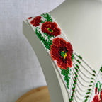 “Red Poppies” Gerdany Necklace