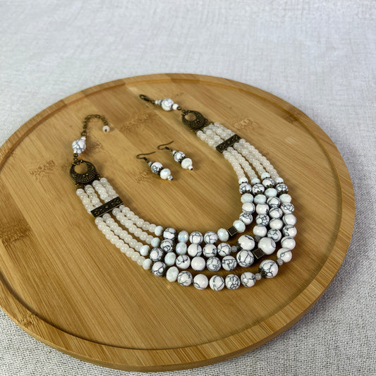 Намисто зі згардою + Сережки | Голвіт