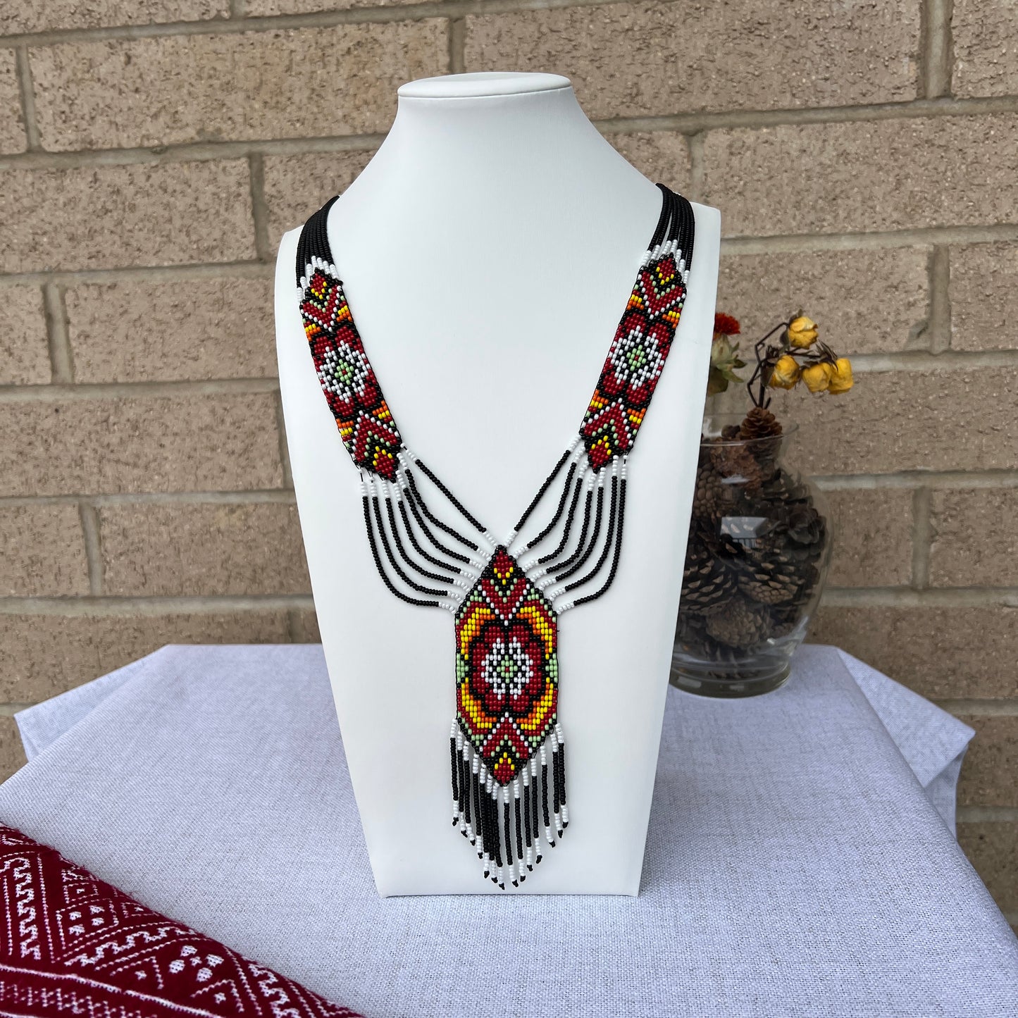Beaded Necklace “Hutsul Gerdany”
