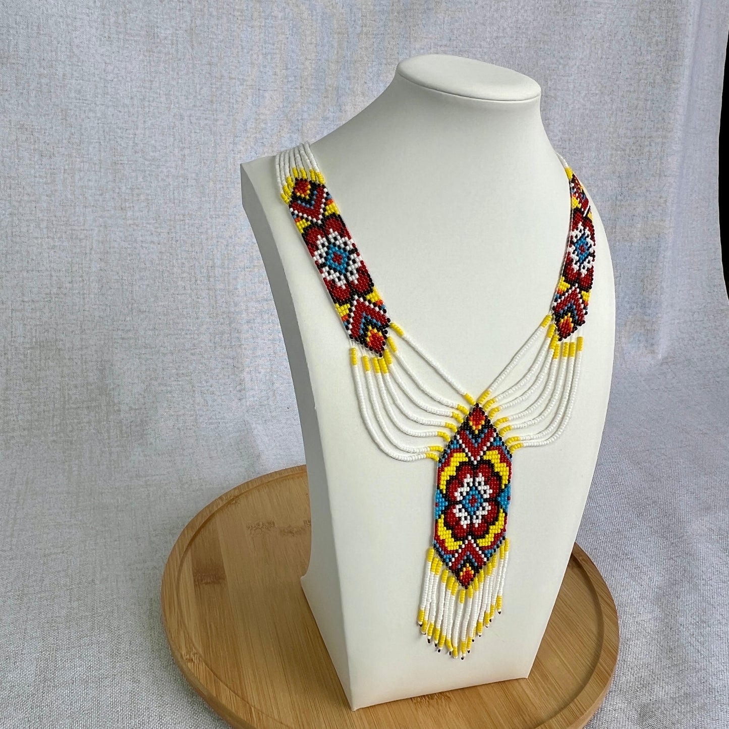 Beaded Necklace “Hutsul Gerdany”