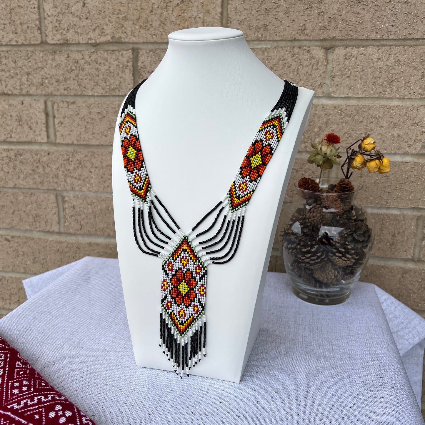 Кольє з Бісеру "Гуцульський Гердан"