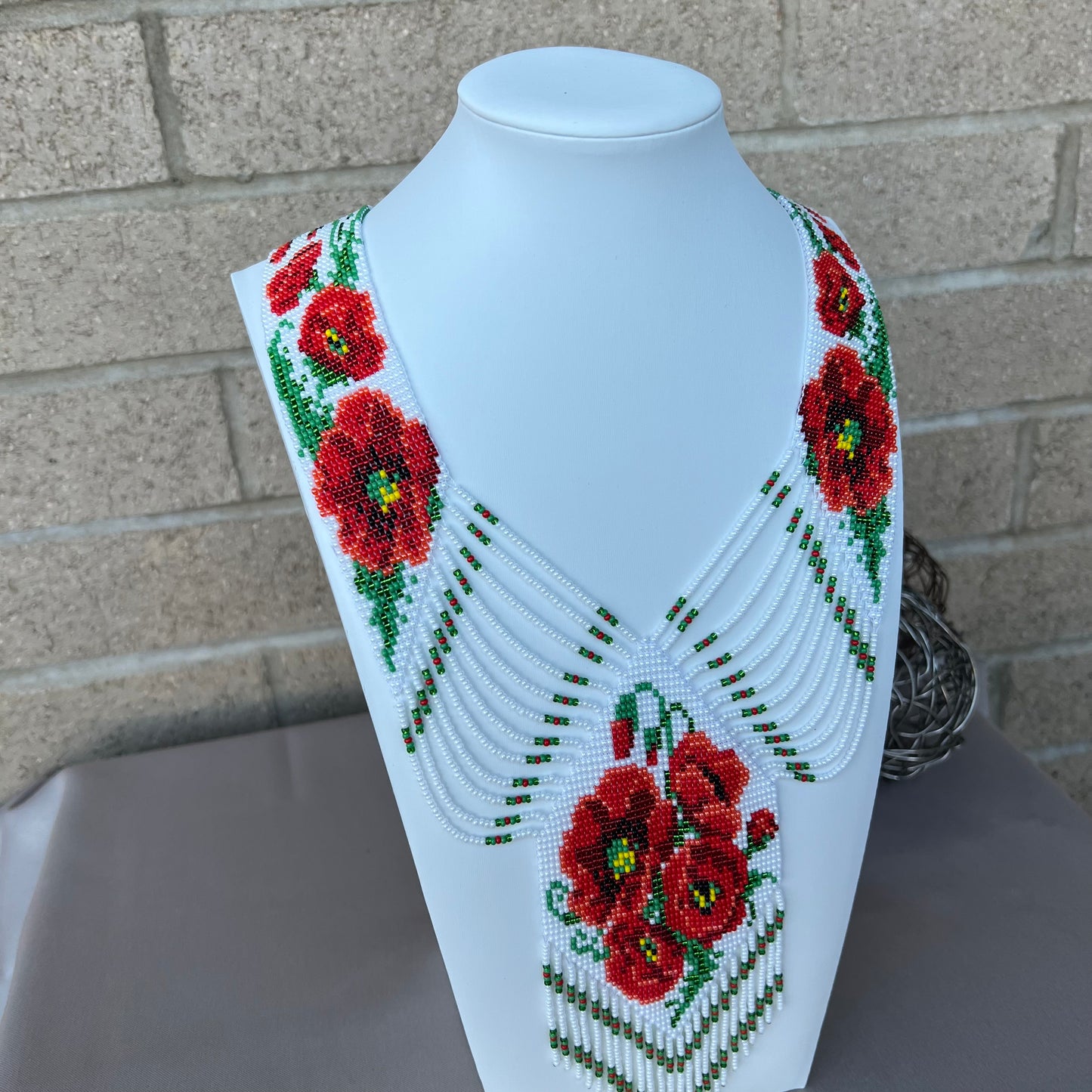 Гердан «Червоні маки»