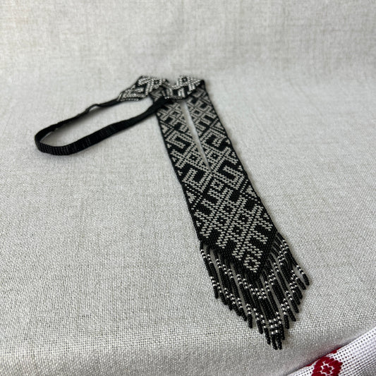 Гердан прямий «Чорний класичний»