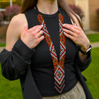 Straight Hutsul Beaded Necklace