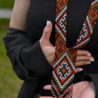 Straight Hutsul Beaded Necklace