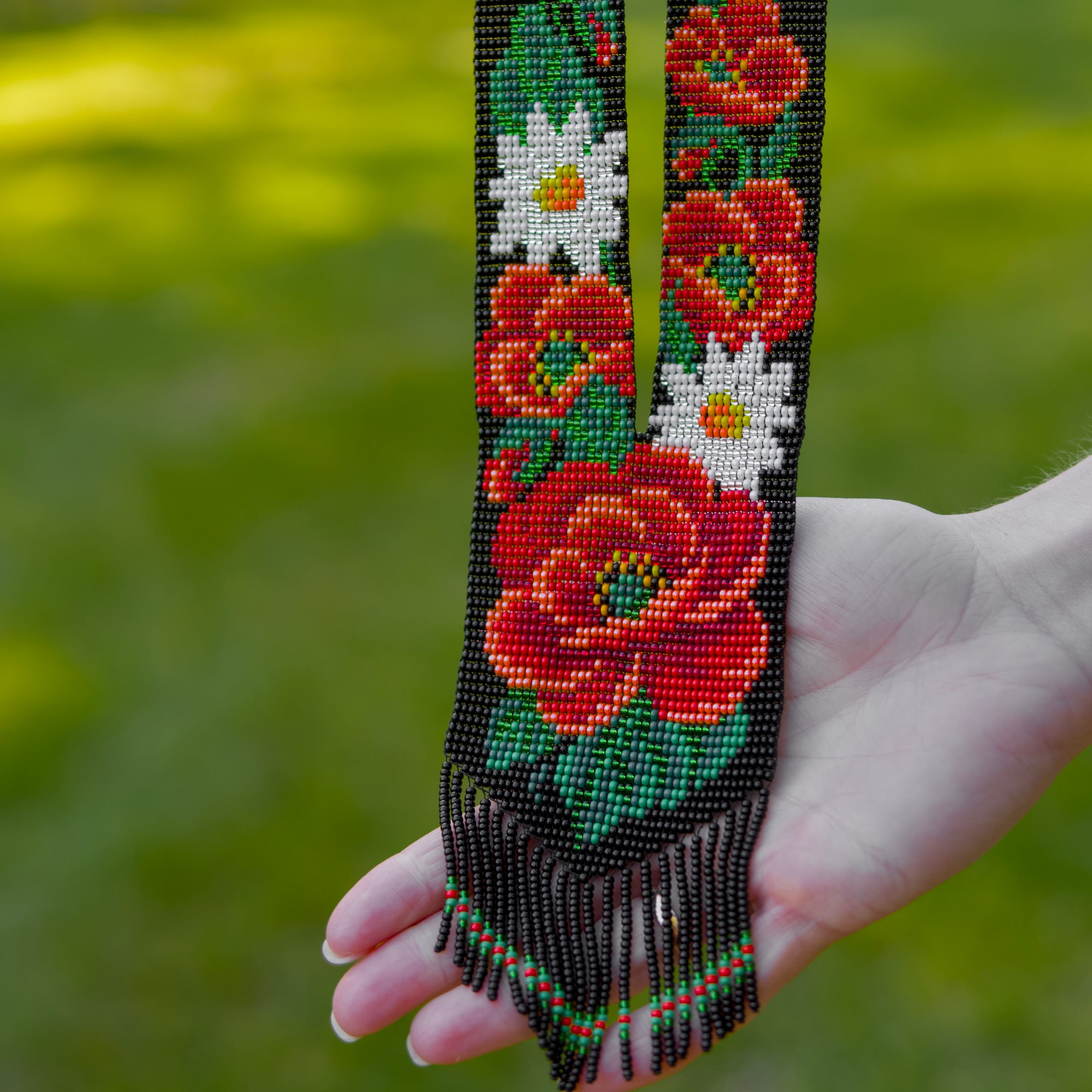 Gerdan Necklace “Daisies With Poppies”