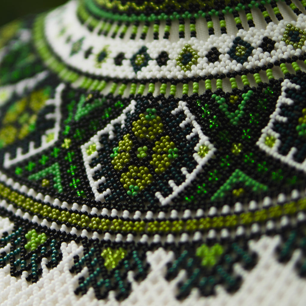 Ukrainian Beaded Kryza “Carpathian Forest”