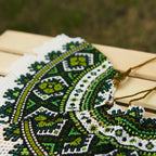 Ukrainian Beaded Kryza “Carpathian Forest”