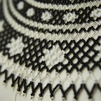 Ukrainian Beaded Kryza “Silver Night”