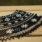 Ukrainian Beaded Kryza “Silver Night”
