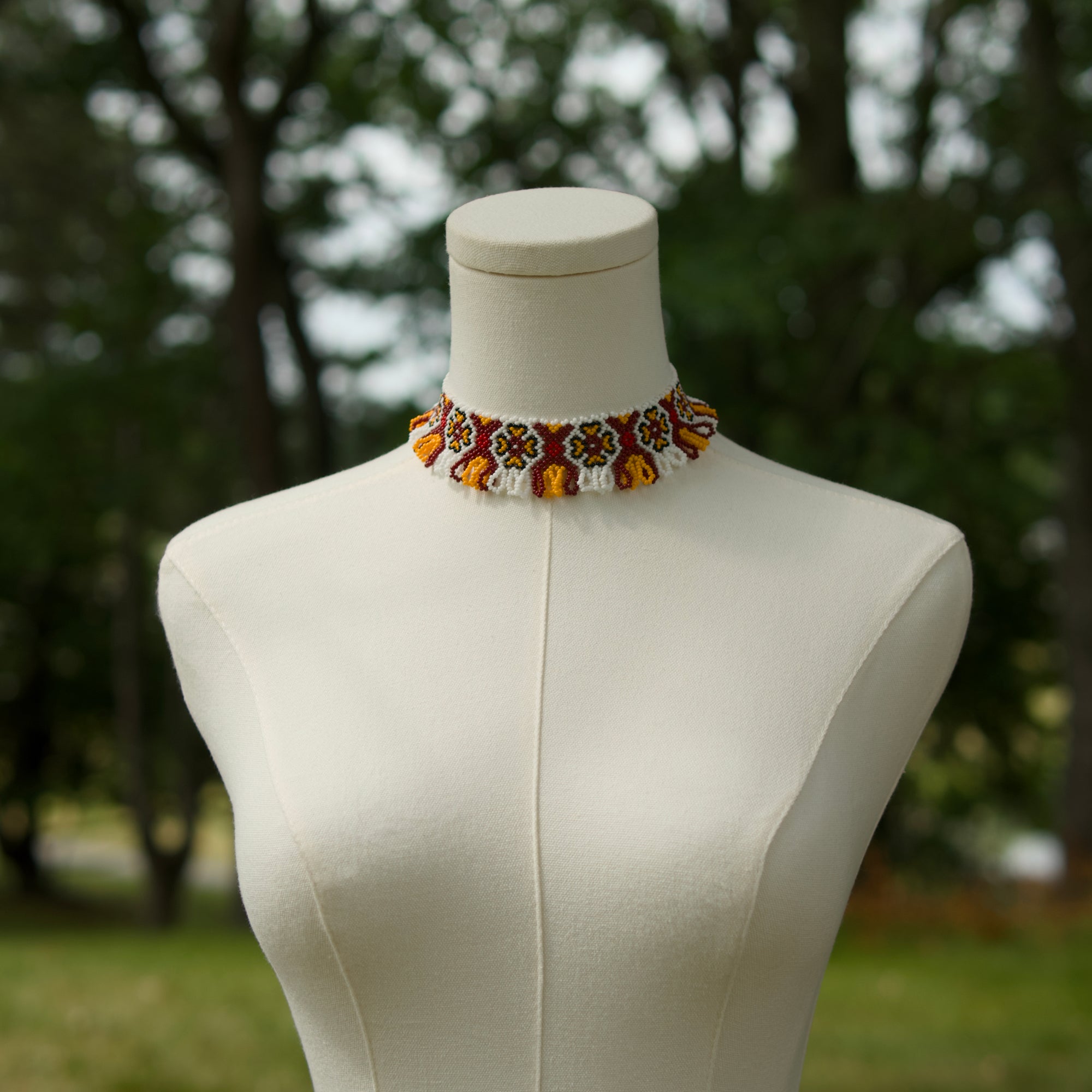 Choker “Golden Autumn”